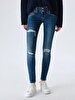 Julita X Düşük Bel Düşük Bel Jean Trousers