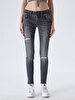 Julita X Dar Paça Düşük Bel Jean Trousers