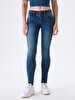 Julita X Tapered Leg Low Waist Jean Trousers
