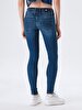 Julita X Tapered Leg Low Waist Jean Trousers