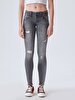 Julita X Tapered Leg Low Waist Jean Trousers