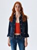 Julita X Tapered Leg Low Waist Jean Trousers