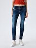 Julita X Tapered Leg Low Waist Jean Trousers