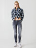 Julita X Dar Paça Düşük Bel Jean Trousers