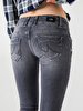 Julita X Dar Paça Düşük Bel Jean Trousers