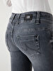 Julita X Dar Paça Düşük Bel Jean Trousers