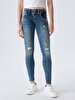 Julita X Dar Paça Düşük Bel Jean Trousers