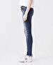 Nicole Tapered Leg Mid Waist Jean Trousers