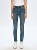 Bernita Dar Paça Yüksek Bel Jean Trousers