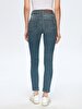 Bernita Dar Paça Yüksek Bel Jean Trousers