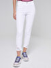 Bernita Split Yüksek Bel Jean Trousers
