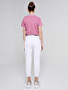 Bernita Split Yüksek Bel Jean Trousers