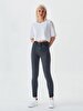 Bernita Split Yüksek Bel Jean Trousers