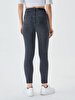 Bernita Split Yüksek Bel Jean Trousers