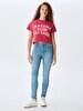 Bernita Split Yüksek Bel Jean Trousers