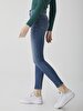 Bernita Split Yüksek Bel Jean Trousers