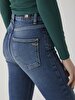 Bernita Split Yüksek Bel Jean Trousers