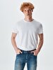 Jumy Dar Paça Orta Bel Jean Trousers