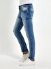 Jumy Dar Paça Orta Bel Jean Trousers