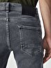 Jumy Tapered Leg Mid Waist Jean Trousers
