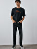 Jumy Tapered Leg Mid Waist Jean Trousers