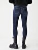 Lonia Fringe Mid Rise Super Skinny Trousers