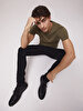 Smarty Y Mid Rise Tapered Leg Mid Waist Jean Trousers