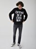 Louis Y Mid Waist Jean Trousers