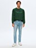 Louis Y Dar Paça Orta Bel Jean Trousers