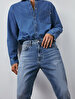 Louis Y Dar Paça Orta Bel Jean Trousers