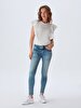 Molly M Tapered Leg Mid Waist Jean Trousers