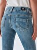 Molly M Tapered Leg Mid Waist Jean Trousers