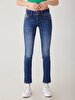 Molly M Tapered Leg Mid Waist Jean Trousers