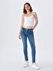 Molly M Tapered Leg Mid Waist Jean Trousers