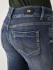 Molly M Mid Rise Orta Bel Jean Trousers
