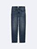 Diego X Y Tapered Leg Mid Waist Jean Trousers