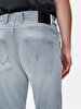 Diego X Y Tapered Leg Mid Waist Jean Trousers