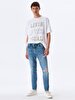 Alessio Tapered Leg Mid Waist Jean Trousers