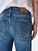 Alessio Tapered Leg Mid Waist Jean Trousers