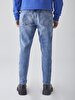 Alessio Tapered Leg Mid Waist Jean Trousers