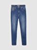 Marcella Dar Paça Yüksek Bel Jean Trousers