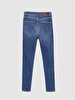 Marcella Dar Paça Yüksek Bel Jean Trousers