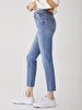 Ronna Tapered Leg Yüksek Bel Jean Trousers