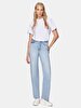 Vionne Geni̇ş Paça Yüksek Bel Trousers