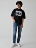 Lawrie Y Tapered Leg Mid Waist Jean Trousers