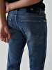 Lawrie Y Tapered Leg Mid Waist Jean Trousers