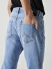 Lawrie Y Dar Paça Orta Bel Jean Trousers