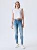 Georget M Tapered Leg Mid Waist Jean Trousers