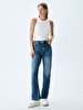 Betiana Split Yüksek Bel Jean Trousers