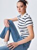 Betiana Split Yüksek Bel Jean Trousers